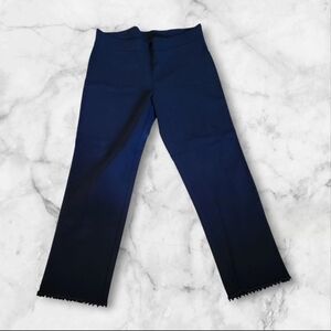 Black "Hue" Stretchy Ankle Pants In Size L